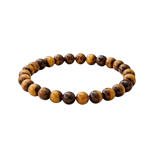 Tiger's Eye Natural Crystal Certified Gemstone Bracelet Premium Range for Chakra Healing and Abundance 8 mm to 10 mm Round